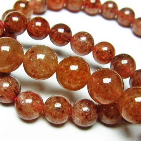 激安！詰め合わせ◆1袋8500円（20～29本入）◆アフリカンストロベリークォーツAAA+（アフリカ産） ブレスレット◆500グラム◆ [T900-4]