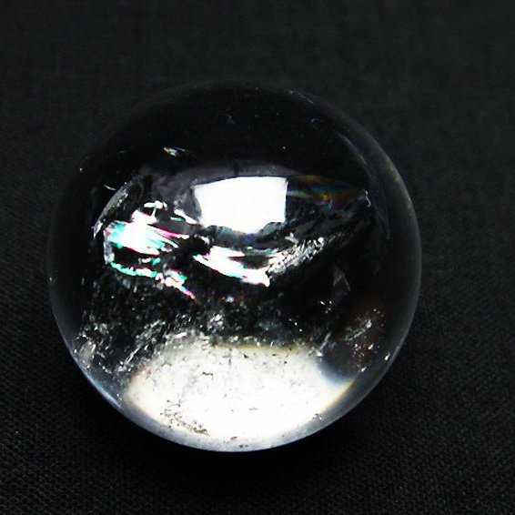 虹入り ヒマラヤ水晶 丸玉 24mm [t91-8027]