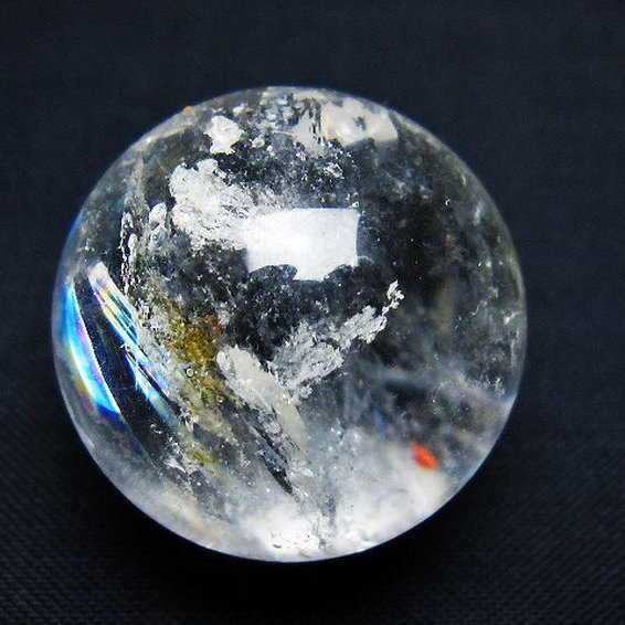 ヒマラヤ水晶 丸玉 27mm [t91-9163]