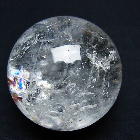 ヒマラヤ水晶 丸玉 34mm [t91-9204]