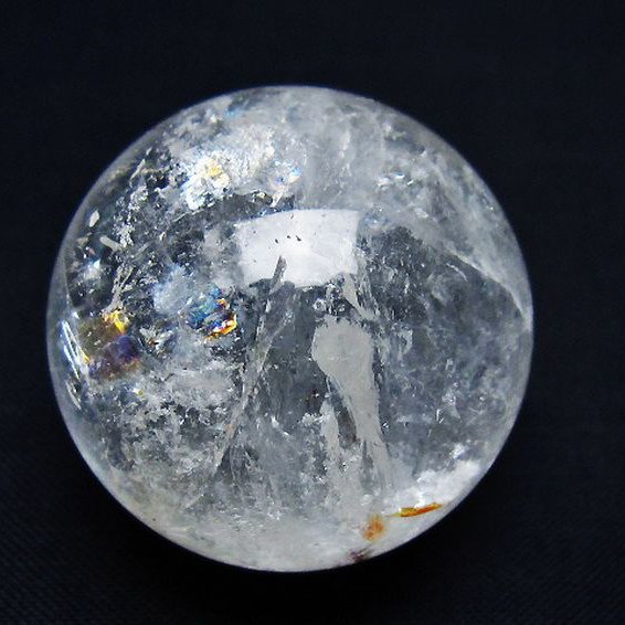 ヒマラヤ水晶 丸玉 33mm [t91-9210]