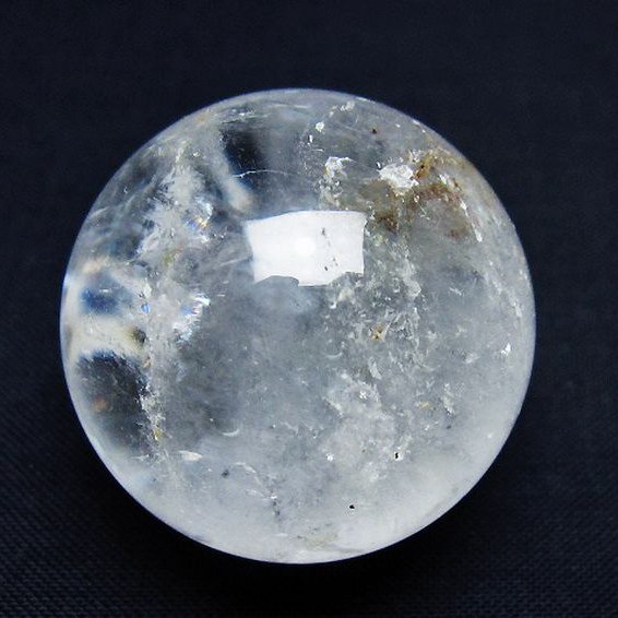 ヒマラヤ水晶 丸玉 32mm [t91-9212]