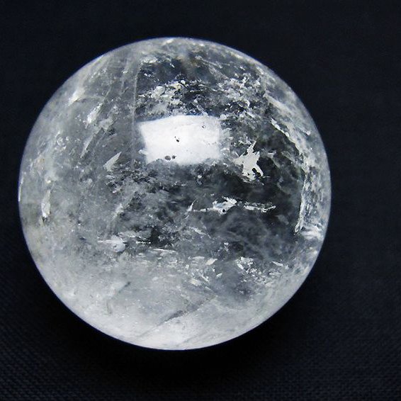 ヒマラヤ水晶 丸玉 32mm [t91-9213]