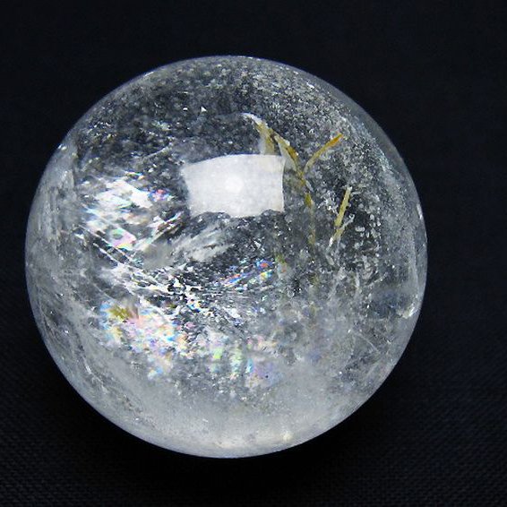 ヒマラヤ水晶 丸玉 32mm [t91-9223]