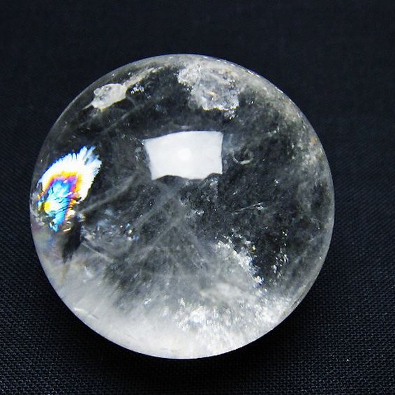 ヒマラヤ水晶 丸玉 34mm [t91-9254]