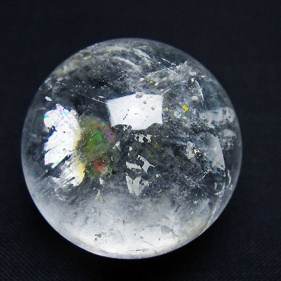 ヒマラヤ水晶 丸玉 31mm [t91-9263]