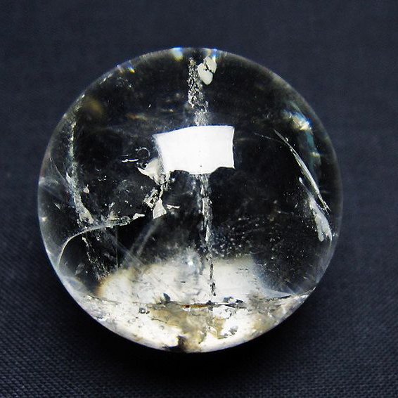 ヒマラヤ水晶 丸玉 34mm [t91-9273]