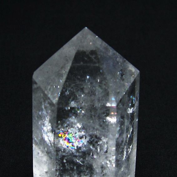 虹入り ヒマラヤ水晶 六角柱 [t98-1649]