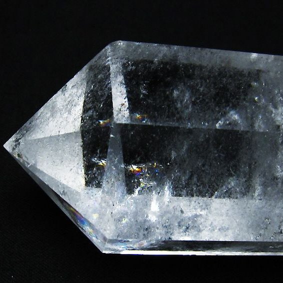 虹入り ヒマラヤ水晶ダブルポイント[T98-2096]