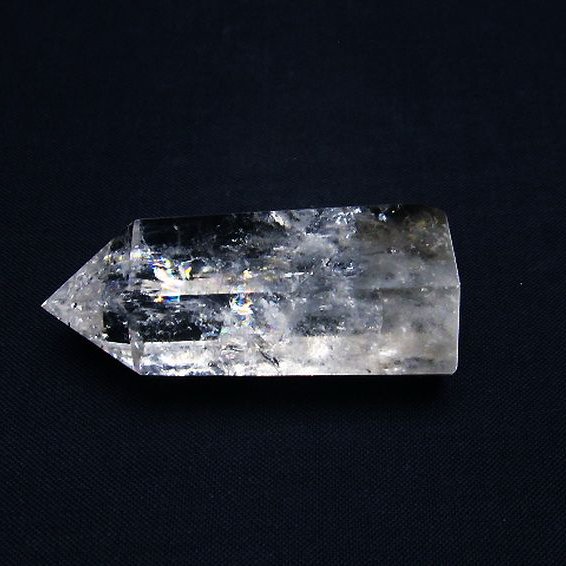 虹入り ヒマラヤ水晶 六角柱 [t98-2177]