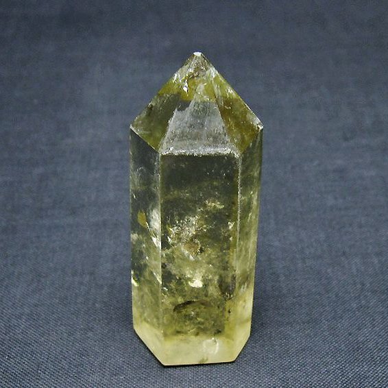 虹入り シトリン水晶 六角柱[T98-2291]