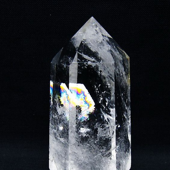 虹入り ヒマラヤ水晶ダブルポイント [t98-2722]