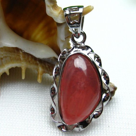 インカローズ ロードクロサイト ペンダント [W12-30]