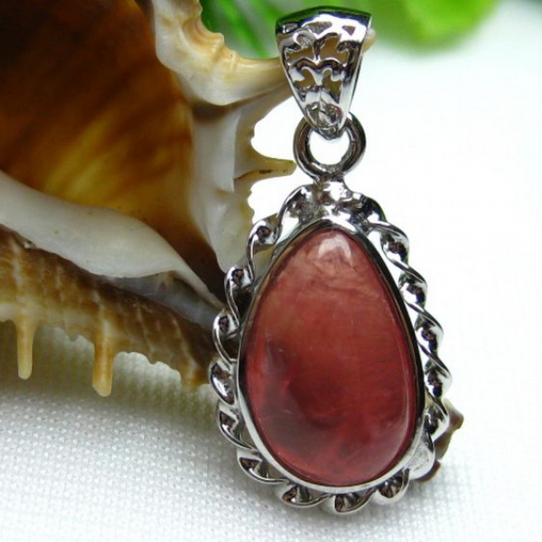 インカローズ ロードクロサイト ペンダント [W12-47]