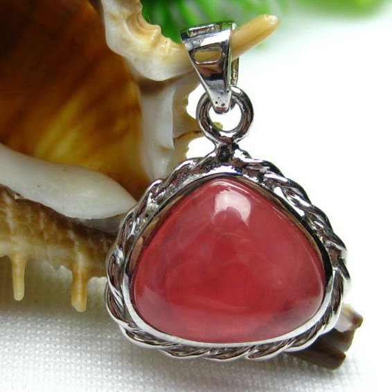 インカローズ ロードクロサイト ペンダント [W12-50]