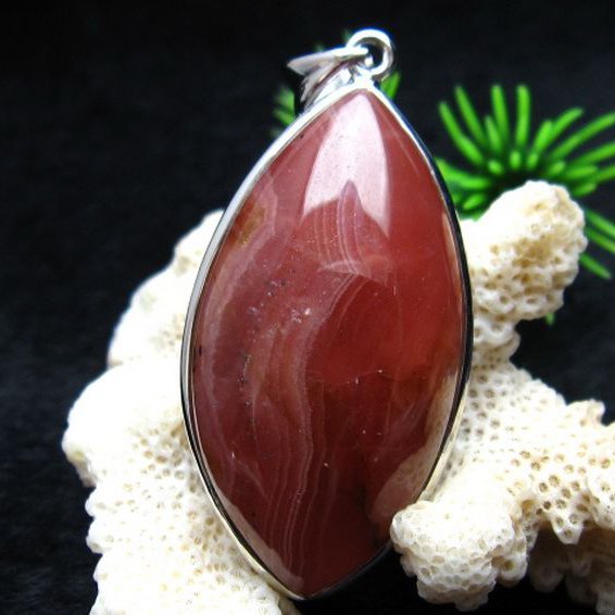 インカローズ ロードクロサイト ペンダント [W13-18]