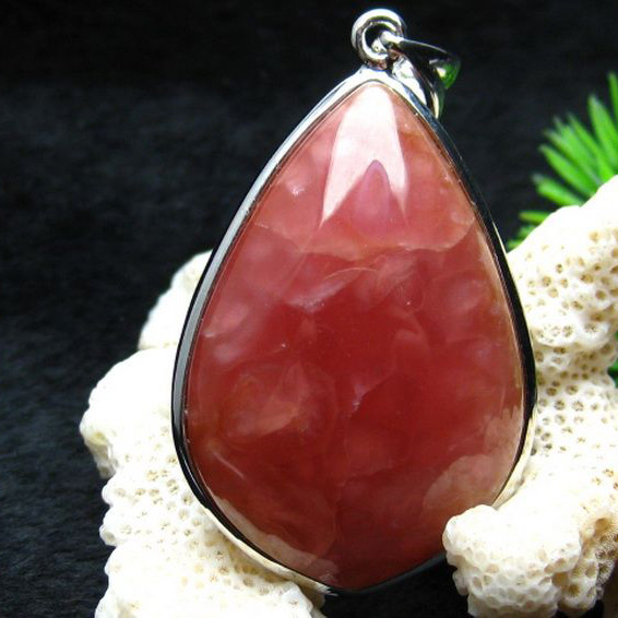 インカローズ ロードクロサイト ペンダント [W13-47]