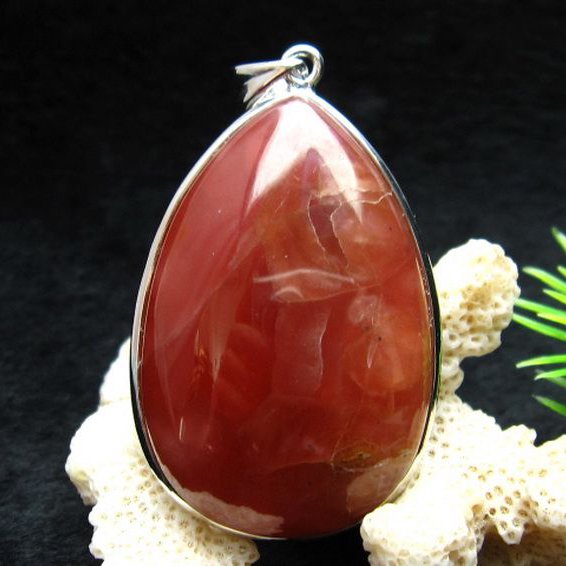 インカローズ ロードクロサイト ペンダント [W13-6]