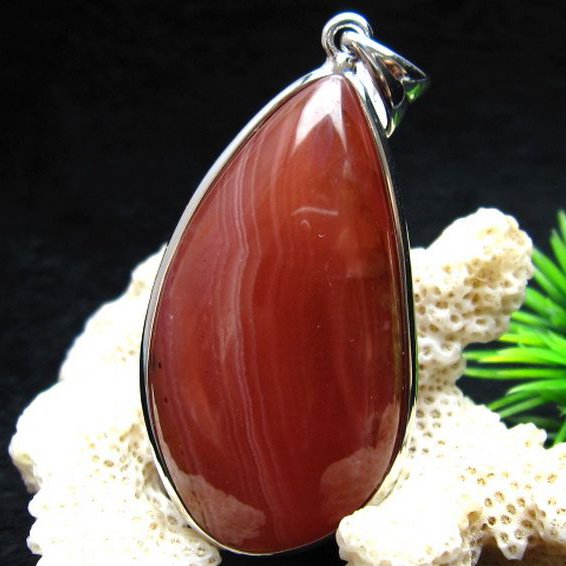 インカローズ ロードクロサイト ペンダント [W13-8]