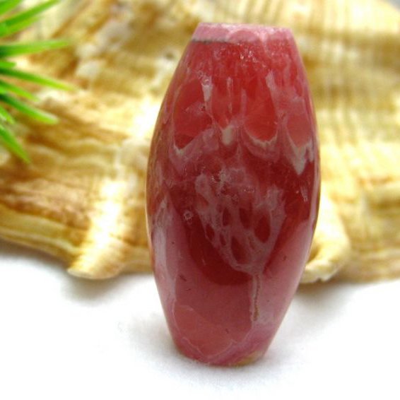 インカローズ ロードクロサイト天珠[W18-39]