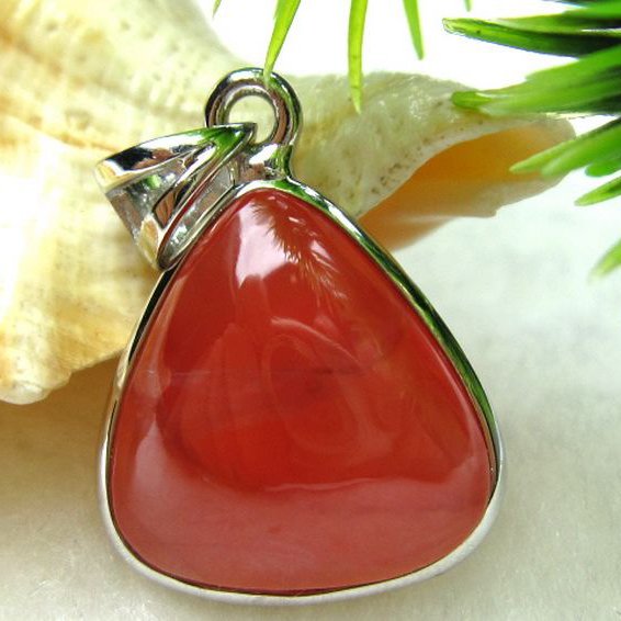 インカローズ ロードクロサイト ペンダント [W9-115]