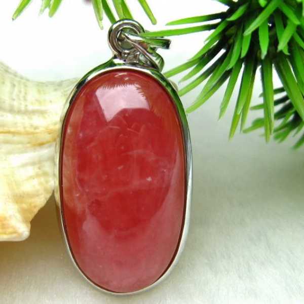 インカローズ ロードクロサイト ペンダント [W9-22]