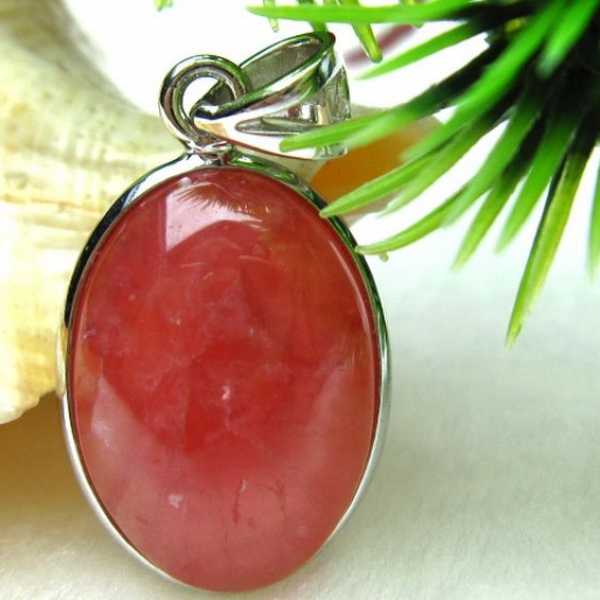 インカローズ ロードクロサイト ペンダント [W9-25]