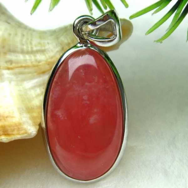 インカローズ ロードクロサイト ペンダント [W9-29]