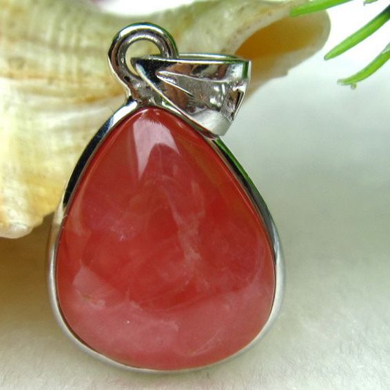 インカローズ ロードクロサイト ペンダント [W9-34]