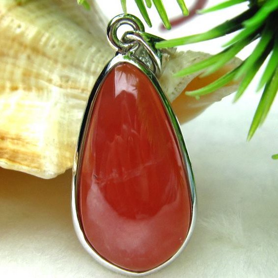 インカローズ ロードクロサイト ペンダント [W9-61]