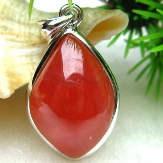 インカローズ ロードクロサイト ペンダント [W9-87]