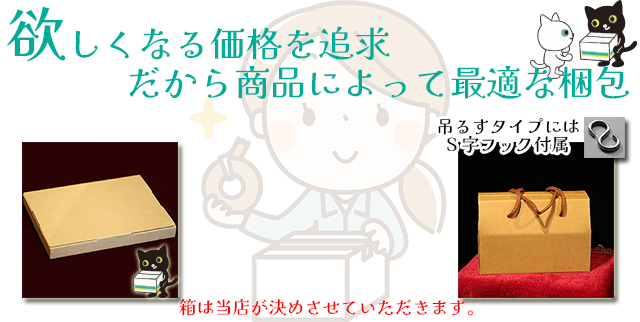 梱包箱の説明と付属品