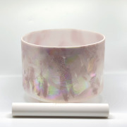 クリスタルボウル　アルケミー8インチ　A➕30 バイオレットオーラゴールド クリスタルボウル アルケミー8インチ A➕30 バイオレットオーラ