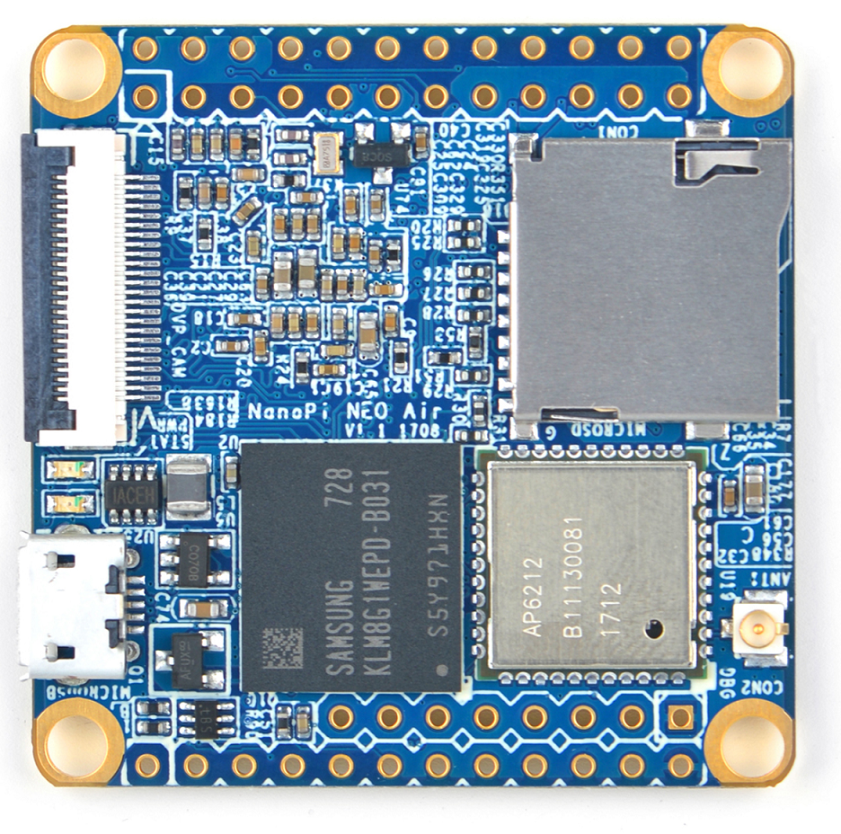 ARM/Cortex-A7・4コア H3開発ボードNanoPi NEO Air(512MB DDR3 RAM