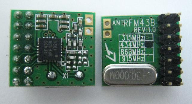 微弱無線送信モジュールRFM43B
