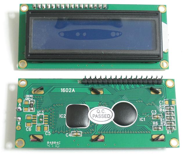 HD44780搭載キャラクタLCDモジュール