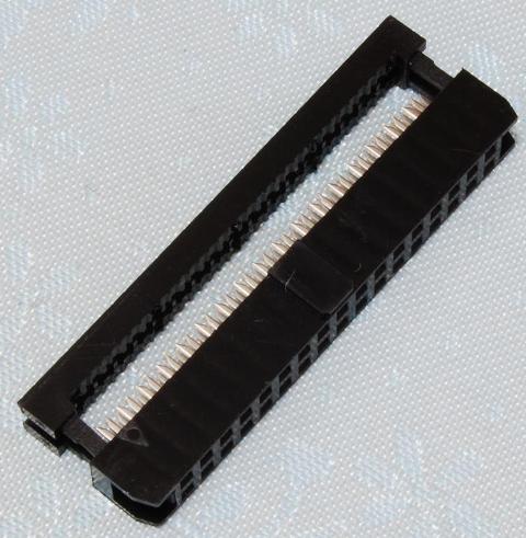 圧接ソケット(2mmピッチIDCソケット34P)【メール便可】