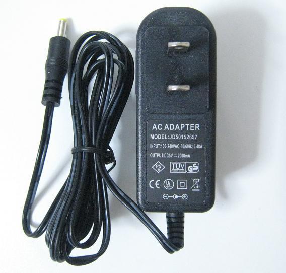 5V/2A PSE安定電源(AC:100-240V, プラグ1.7mmφ)