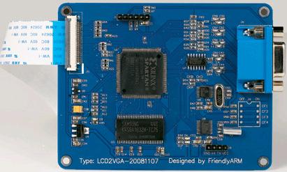 ARM用のLCDからVGAまでの変換ボード