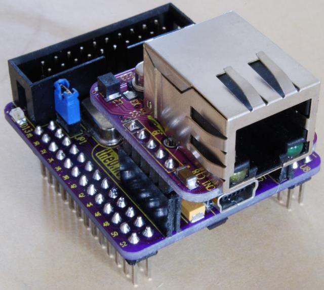 ARM7TDMI/LPC2148+Ethernet(ENC28J60)モジュール