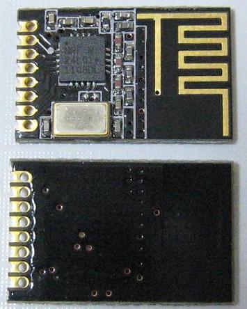 微弱無線送受信モジュールnRF24L01(2.4GHz、SMT)【メール便可】