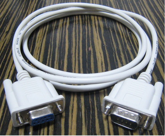 DB9メス・オス型ストレートケーブル【メール便可】