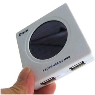 ソーラー充電器付きUSBハブ
