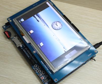 Linux/Android/WinCE/Skype対応マルチ・メディアARM11ボードIdea6410+LCD4.3