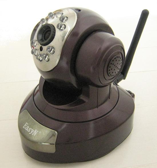 屋内用無線IP監視カメラ（ナイトビジョン機能付き、H264圧縮）