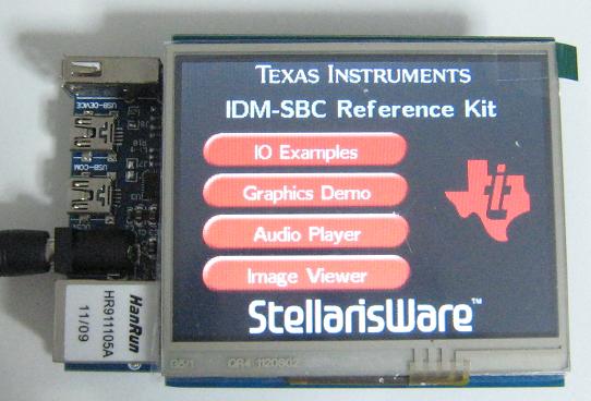 ARM Cortex-M3/LM3S9B92開発キット（3.5”TFT液晶タッチパネル付き）
