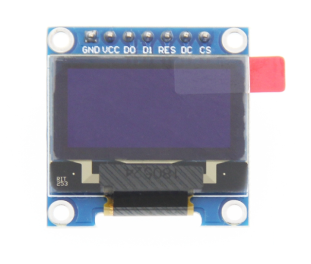 小型OLED液晶モジュール（0.96inch、SPIシリアル通信式）
