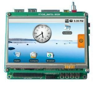 ARM/Cortex-A8・TMS320C64x DSP搭載開発キット（4.3”TFT液晶タッチパネル付き)