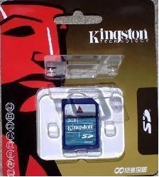 kingston SDカード（2G）