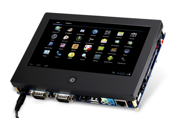 「送料無料」ARM/Cortex-A8・S5PV210 Tiny210簡易開発キット（7”TFT静電タッチパネル付き)